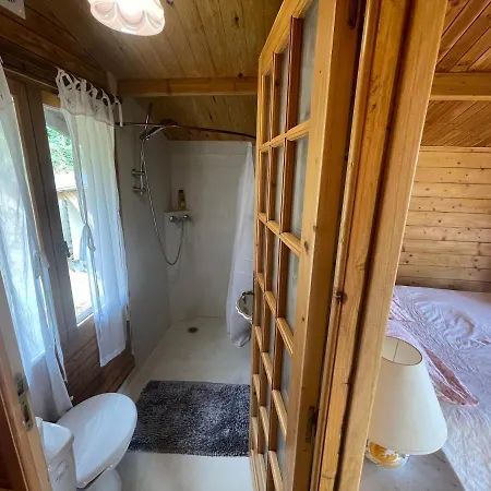 7eme Ciel - Tiny House Avec Grande Piscine Interieure Chauffee Toute L'annee *